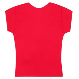 carelove CAREPLUS Girls Pack Of 4 Assorted Printed Cotton Tshirts image 5
