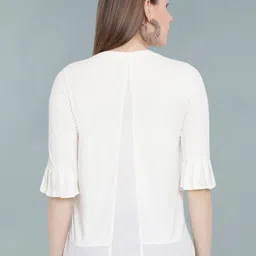 Moda Elementi Print Bell Sleeve Top image 4