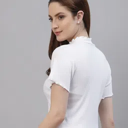 Friskers White Organic Cotton Top image 4