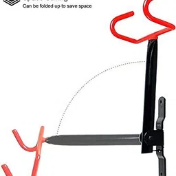 prakmo Cycle Wall Mount Stand Hanger at Home for Bicycle Wall Stand Bicycle Rack image 2