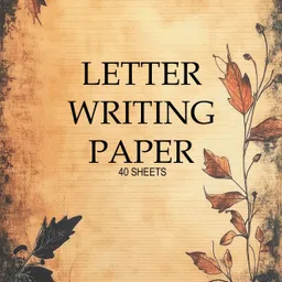 lookat Creative Letter Writing Sheets – Floral Finish, 40 Sheets, A5 Size Silhouette Paper Sheet-picture-11
