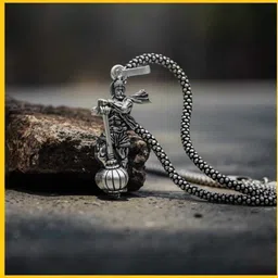 murali wala Spiritual Pendant with Chain – Stylish & Durable Design Stainless Steel Pendant image 2