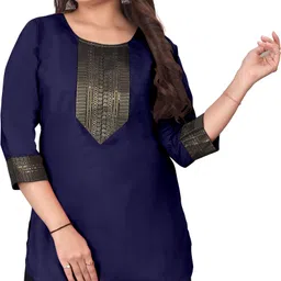 fsr Pack of 2 Women Solid Cotton Rayon A-line Kurta image 3