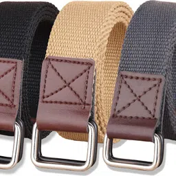 roversole Men Casual Black, Blue, Green Canvas Belt-picture-18