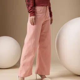 chemistry Women Regular High Rise Pink Jeans image 3
