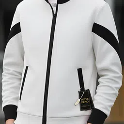 futse peno Men Colorblock Casual Jacket image 3