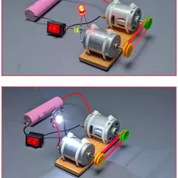 eastra Generator Making Dynamo Motor & Other Science Project Kit(33items)For Students Electronic Components Electronic Hobby Kit image 4