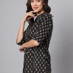 Divena Print Cotton Shirt Style Top image 4