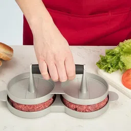 dhvyant mart Hot Non-Stick Kitchen Round Shape Hamburger & Meat For Home & Restaurent Manual Dough Press image 2