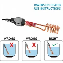 hollyhock Aqua Safe 1500 W Shock Proof Immersion Heater Rod image 3