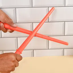 ascension Set of 2 Plastic Dandiya Garba Sticks for Girls Women Navratri Dance Dandia Sticks image 5