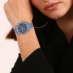 Tommy Hilfiger Multifunction Blue Dial Blue Silicone Strap Analog Watch - For Women TH1782571 image 2
