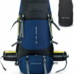 provogue 65 Ltr Trekking Rucksack 17" Padded Laptop Backpack Travel Bag with Raincover Rucksack - 65 L-picture-13