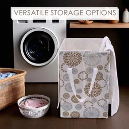 kuber industries 75 L White Laundry Basket image 4