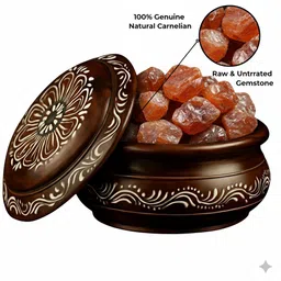 Natural Red Carnelian Crystal Gems Original Crystal Healing Rough Decorative Showpiece - 6 cm-image-0