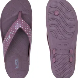 Ena Womens Soft EVA Flip Flops |Anti-Slip Slippers with Comfort Polka Dot Strap Women Slippers image 5