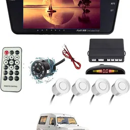 maties 7Inch Rearview Monitor Mirror with Touch Button,Camera & White sensor 108 Black LCD-picture-28