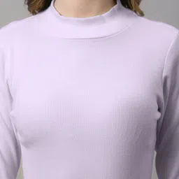 FBAR Pack Of 2 High Neck Bio Wash Cotton Fitted Top image 2