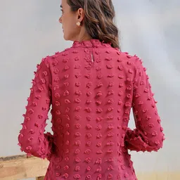 Freehand by The Indian Garage Co Self Design Long Sleeves Top image 5