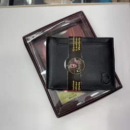 himanshu hosiery Men Casual Black Genuine Leather Wallet-picture-24