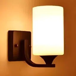 Areezo Black 2 Pcs Iron Cylinder Shaped Wall Lamp image 2
