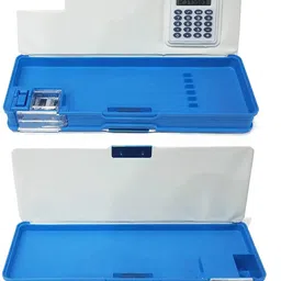 nidee Calculator Double sided Stationary Box for Kids Pencil Box Return Gift Set Geometry Box image 4