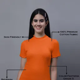 FBAR Pack Of 2 High Neck Ribbed Cotton Tops image 2