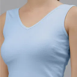 Friskers Pack of 2 V-Neck Cotton Fitted Tops image 5