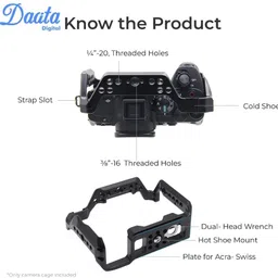 DAATA A7R5 for sony A7R5 CAMERA CAGE Camera Rig image 3