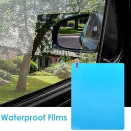 asta hub Anti Fog Film for Car Mirror Sticker Car Mirror Rain Blocker image 5