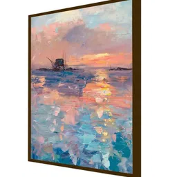 artsense The Prior Image Multicolor Canvas Framed Landscape Art Print image 4