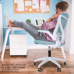 drogo Ergonomic Office Chair for Work from Home Computer Chair with Adjustable Seat Mesh Office Executive Chair image 3