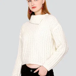 GOSHA & MAU Ribbed Woollen Pullover Sweater image 5