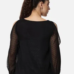 BAESD Self Designed Sequined Georgette Top image 5