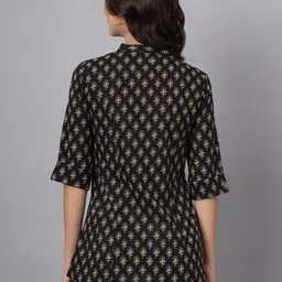 Divena Print Cotton Shirt Style Top image 3