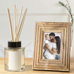 Mango Wood Livia With Burnt Finish Photo Frame-image-32