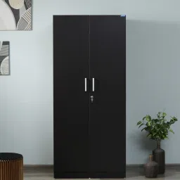 spacewood Kosmo Optima 2 Door Wardrobe In Natural Wenge Finish image 1