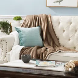 vas collections Solid Single Sherpa Blanket for Heavy Winter image 4