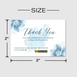 lazylines Thank You Card Abstract and Minimal Design Business Card image 3