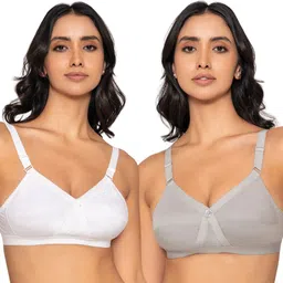 inkurv Pack of 2 Women Full Coverage Non Padded Bra-picture-19