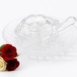 anera Crystal Turtle Tortoise for Good Luck Decorative Showpiece Decorative Showpiece - 8 cm image 2