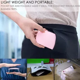 anshatoz Nail Polish Paint Dryer USB LED UV Light Curing Lamp Light Portable UV Power Nail Polish Dryer image 4