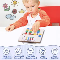 zicoto Slide Puzzle - Color & Pattern Matching Learning Toys for Kids 4-8 Years image 4