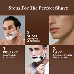vi-john Cocoa Butter Shave Gel With Tea Tree & Aloe Vera For Smooth & Nourished Skin image 4