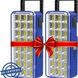 daily needs shop High Bright Home Emergency Rechargeable Led Light (Pack Of 2) 5 hrs Lantern Emergency Light-picture-26