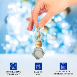 ambipur Premium Perfume AC Vent Jasmine Combo Air Freshener Value Pack with Mogra Car Freshener Aroma Oil, Diffuser, Refill image 3