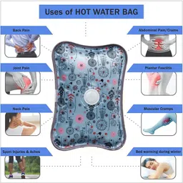 ukarto Electric Hot Water Bag with Heating Pad For Joints, Periods Pain Relief Warm Bag Electrical 1 L Hot Water Bag image 4