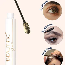beautific Grow It Serum Eyebrow & Eyelash Volumizing Serum for Women’s 8 ml image 2