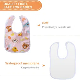 flipzon Cotton Bibs Pack of 6 Multicolor image 5