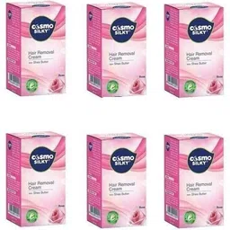 Silky Hair Removal Cream 40gm With Shea Butter- Pack of 6 Cream-image-0